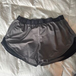 Under Armour Women's Charcoal Athletic Shorts